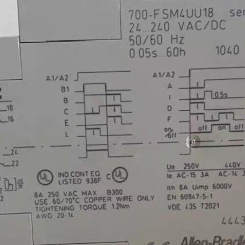 议价Allen Bradley继电器700-FSM4U18700-FSM2U18700-FSM4U24