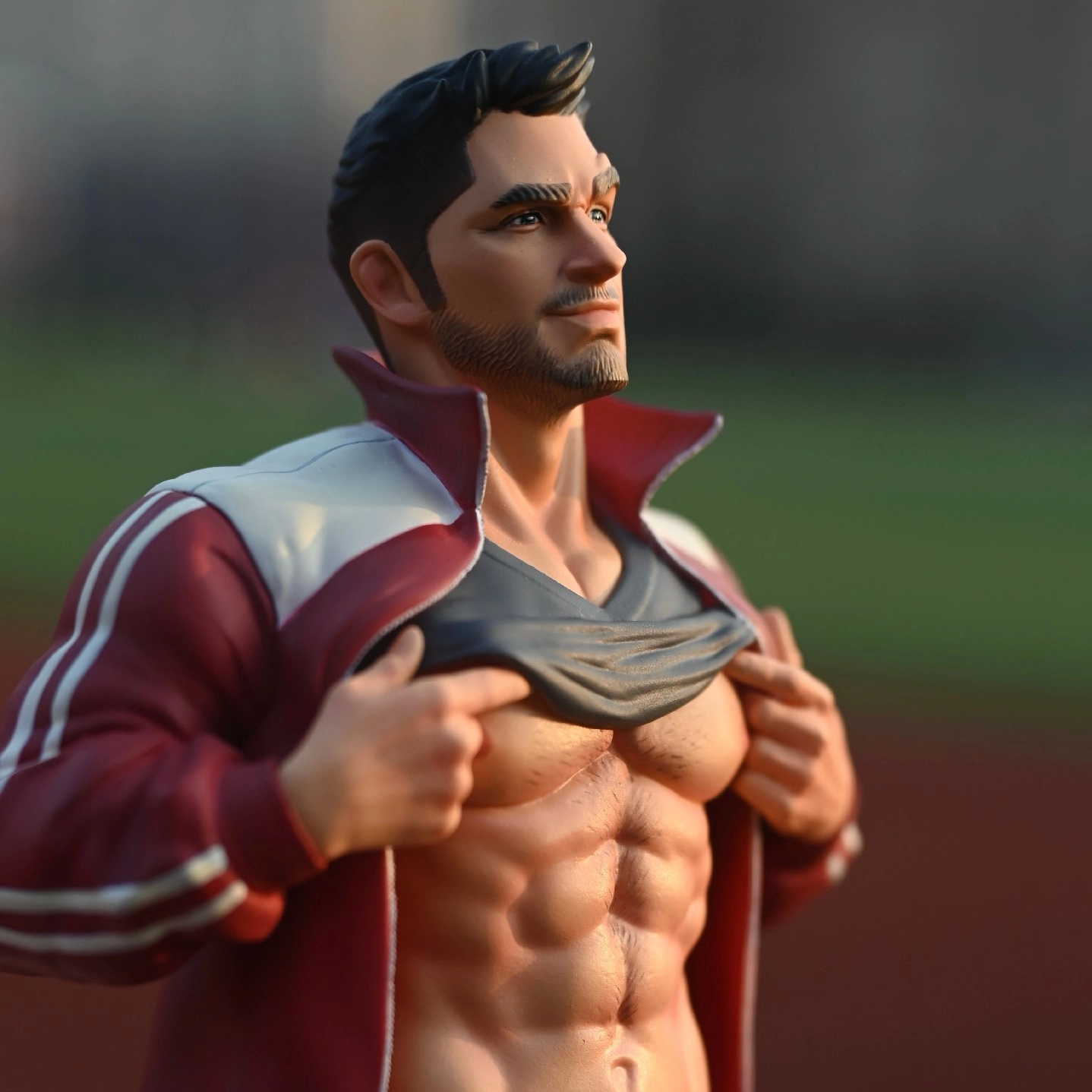 教练贩卖局阿德手办雕像