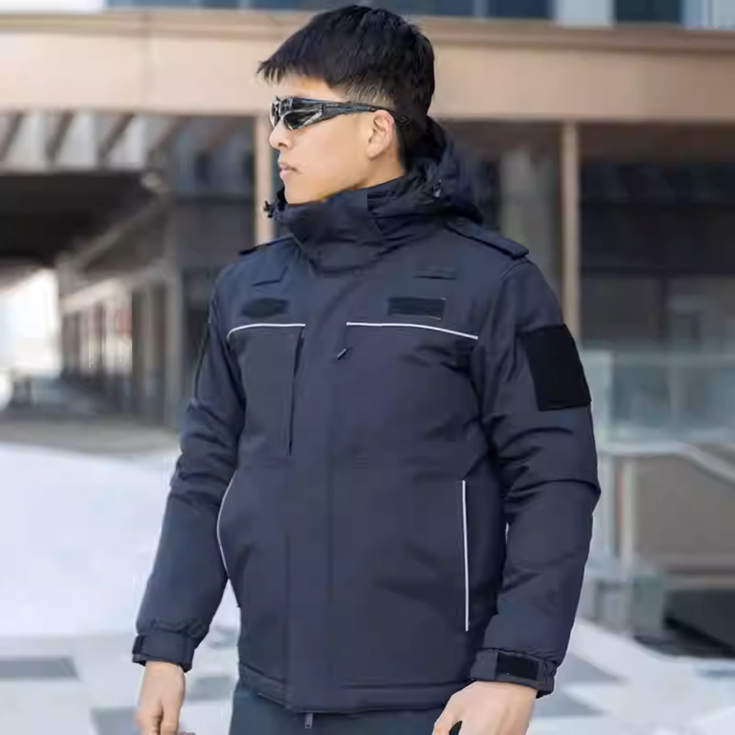 ESD雪羚反光保暖战术棉服户外防寒防风棉大衣冬季抗寒防泼水外套