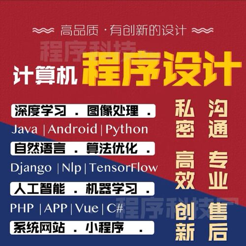 计算机程序设计java网站vue系统python软件定制开发一条龙项目