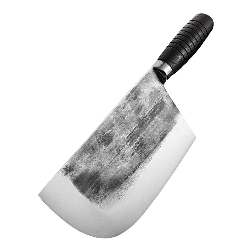 龙泉手工锻打杀猪专用刀具放血尖刀屠夫卖肉商用切肉刀屠宰分割刀