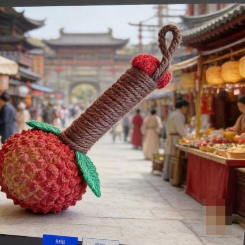 长安的荔枝可爱艾草养生按摩锤小号手工拍打经络肩颈办公室敲打锤图片
