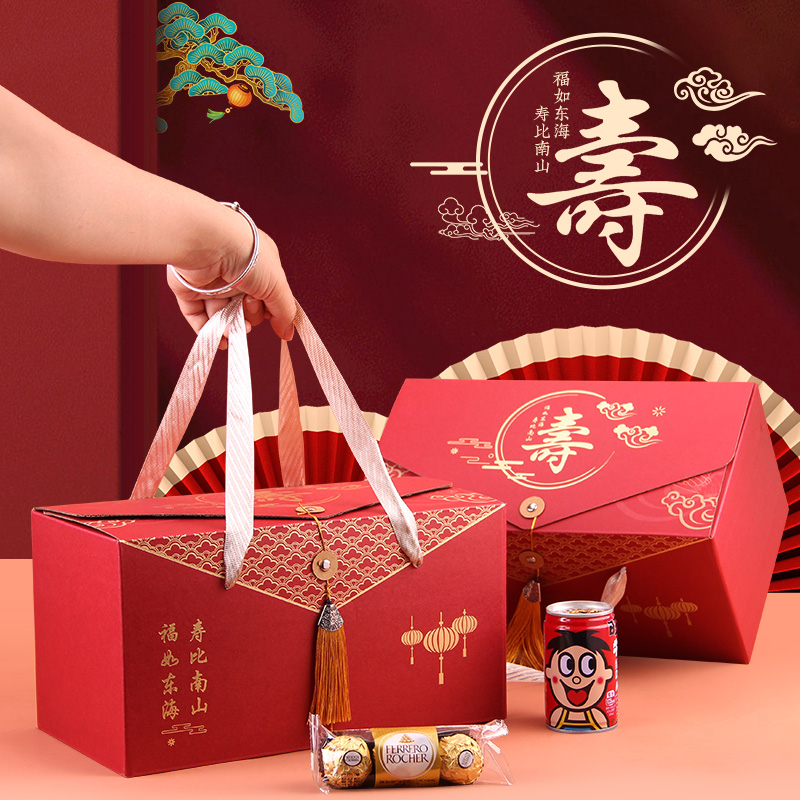 寿宴伴手礼老人生日祝寿礼盒