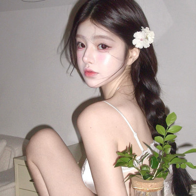 海边度假风感抓夹氛围感2026新款花朵发卡甜美超仙侧边夹发夹