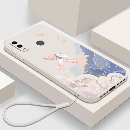 中国风适用华为nova3的手机壳note3e液态硅胶nove3i全包小众p20lite超薄女款PAR一AL00网红保护套novo软壳n3