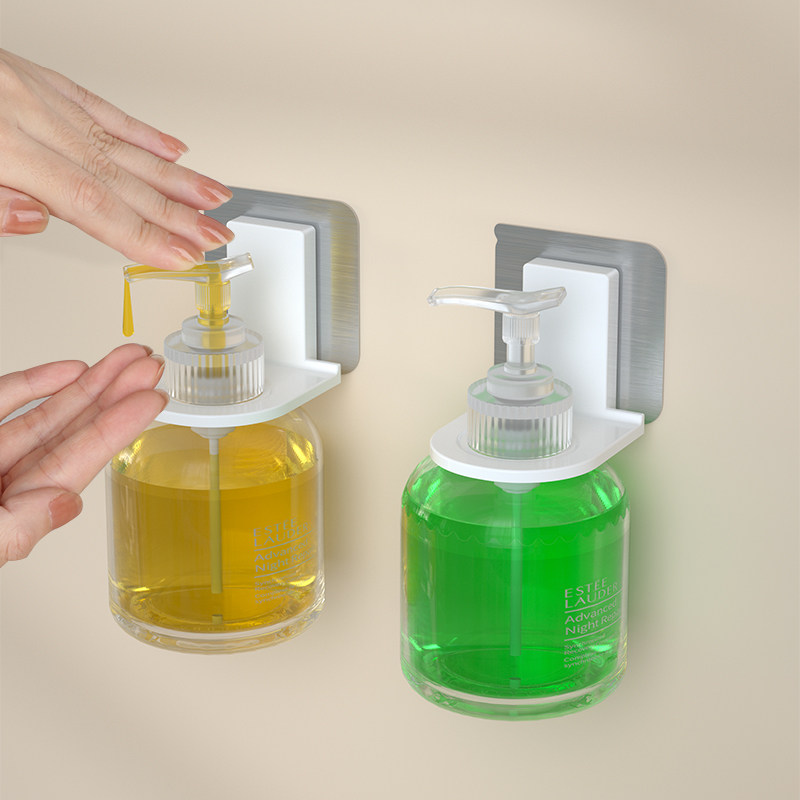 厨房水槽洗洁精洗手液置物架挂墙按压瓶洗碗池水池壁挂皂液神器