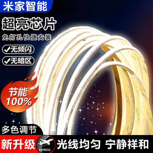 米家智能2.0低压线条灯客厅吊顶