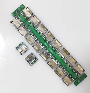 USB 3.1 TYPE E KEY A 20PIN夹板式公头1.2mm带PBC板长度11.2mm