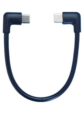 TYPE C 五芯侧插双公头快充数据线黑色/象牙白长15/20/25/30/50CM