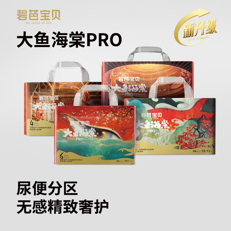 碧芭宝贝大鱼海棠PRO超薄尿裤