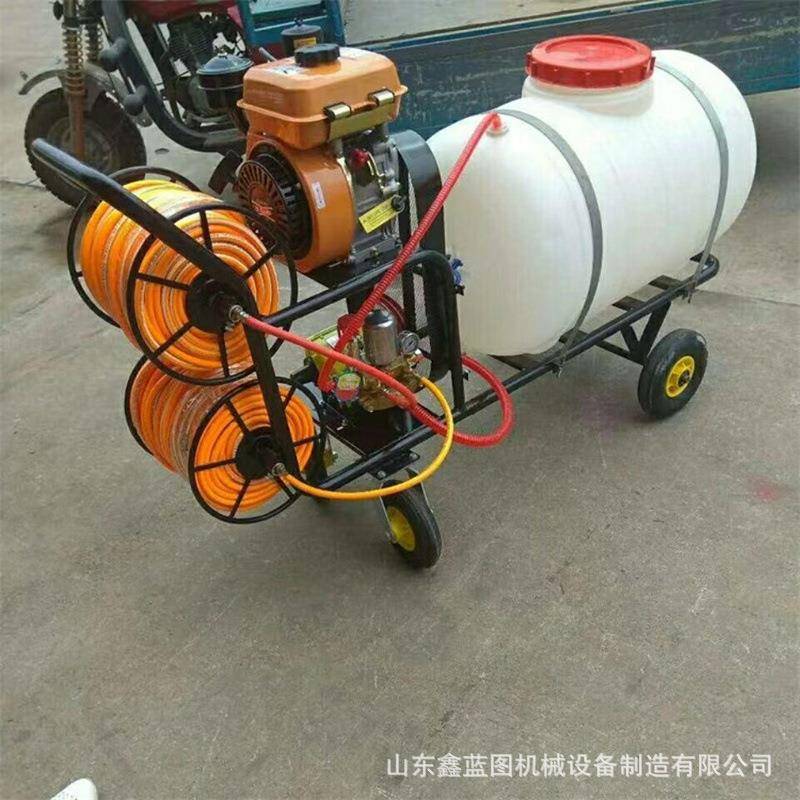 00L推车式消毒打药机养殖多功能喷雾器收管一体大棚打药机