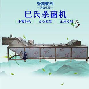 蒟蒻果冻巴氏灭菌设备 辣条巴士杀菌机袋装豆皮清洗杀菌设备