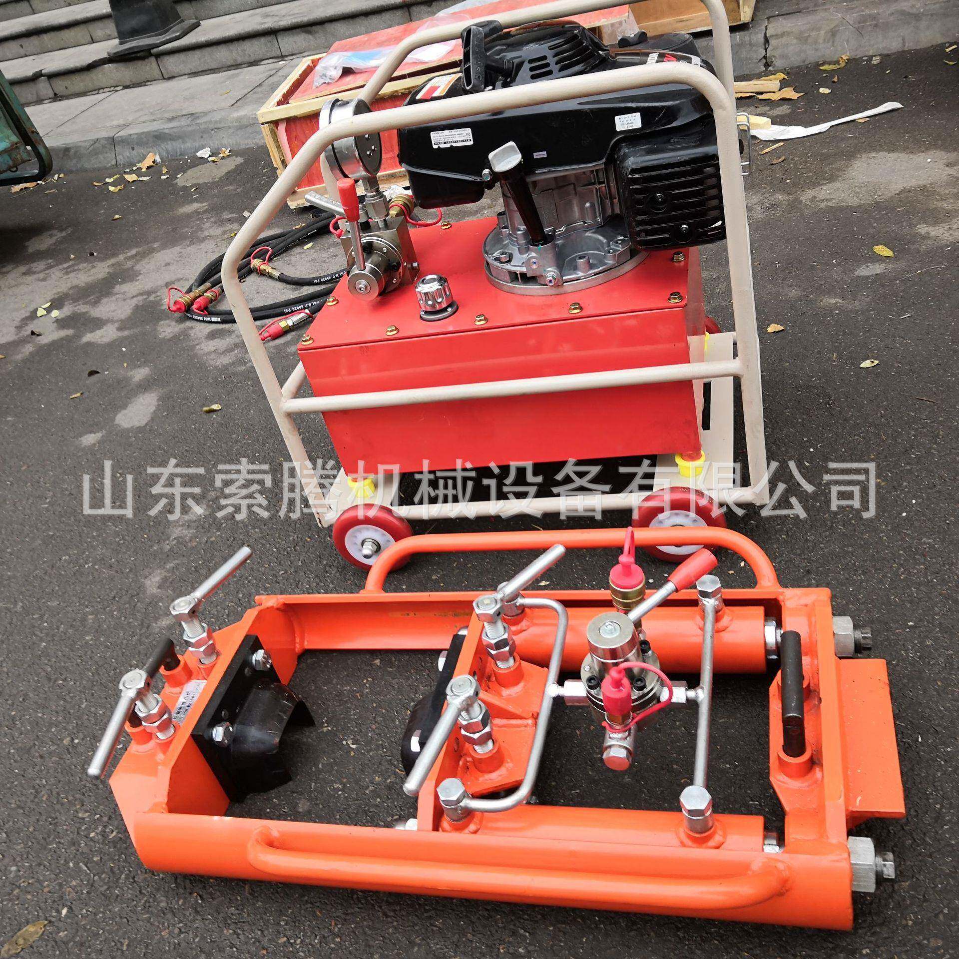 YTT-200液压钢轨焊缝推瘤机 手动焊轨推凸机轨道焊瘤推除机