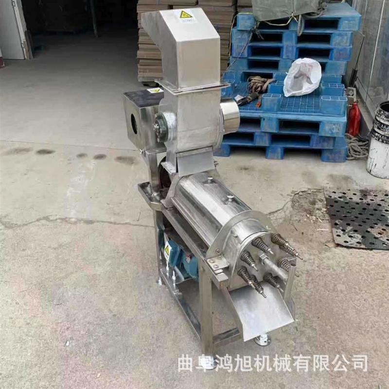 黄梨大型脱汁机 304不锈钢菠萝破碎榨汁机 莴苣螺旋打汁机器