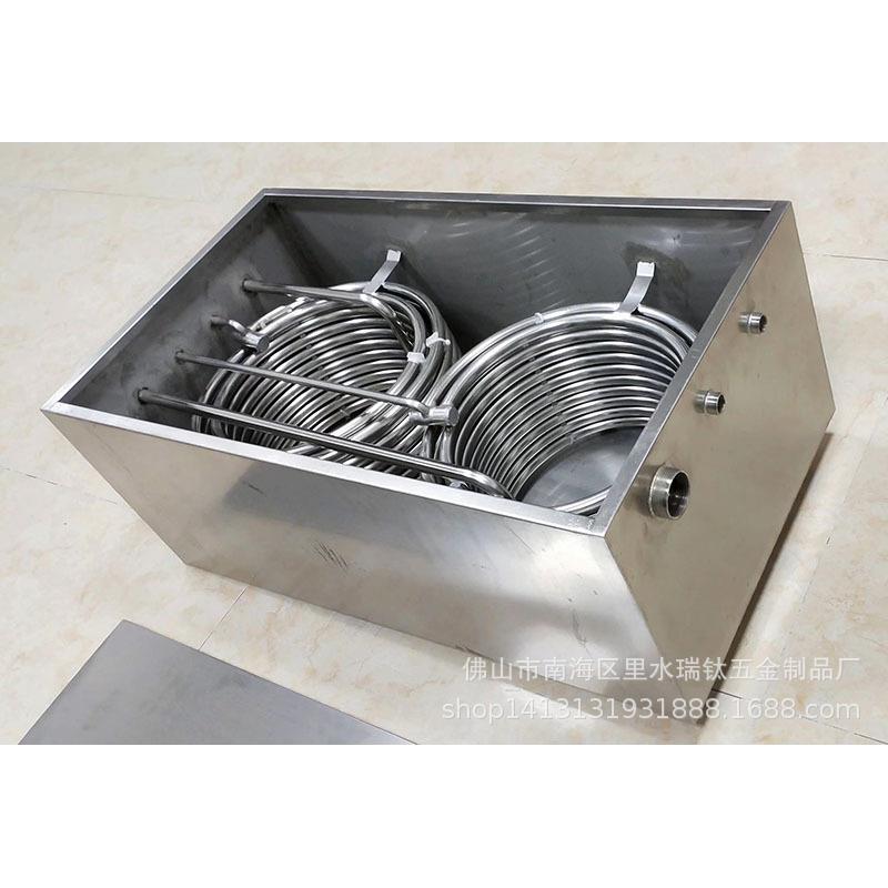 【广东制冷】冷水机专用304不锈钢蒸发器水箱冷水水箱蒸发箱可按