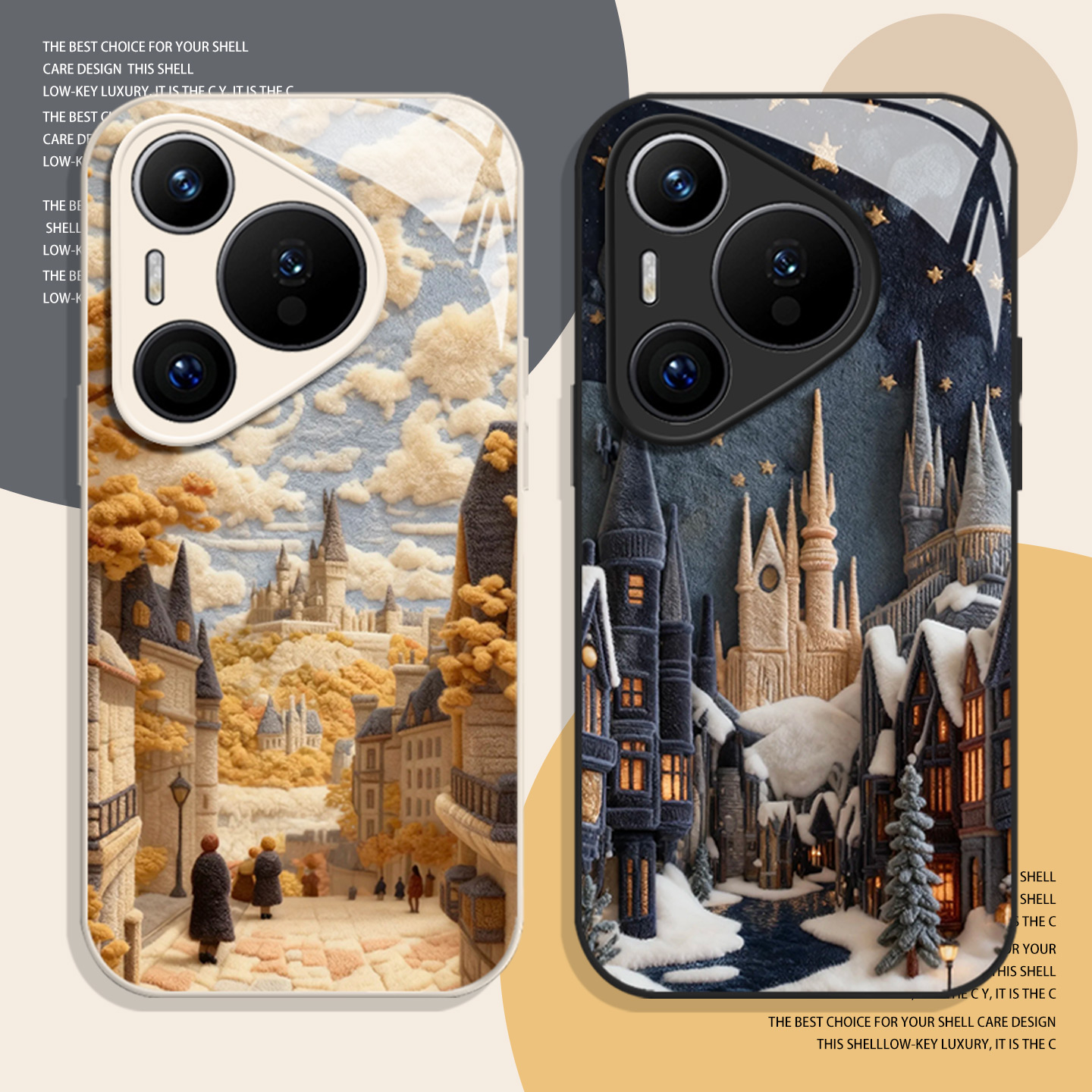 毛绒哈利波特手机壳适用华为系列