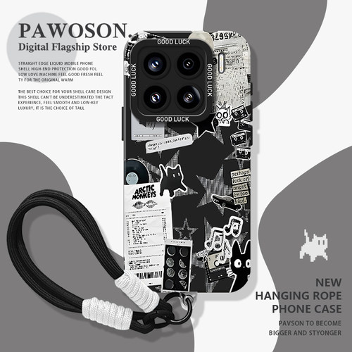 像素猫咪手机壳适用小米红米系列