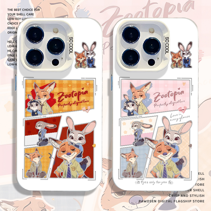 拼贴尼克朱迪手机壳适用华为系列