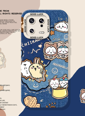 牛仔chiikawa适用小米14手机壳15/13ultra红米k70乌萨奇k80秋冬note12pro小八11吉伊k60卡哇17新款k50小众k90
