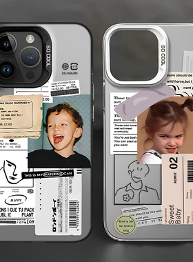 欧美男孩女孩手机壳适用小米14高级15/13ultra红米k70/90情侣note12pro欧美11男k60女17新款k50/k40s网红k80