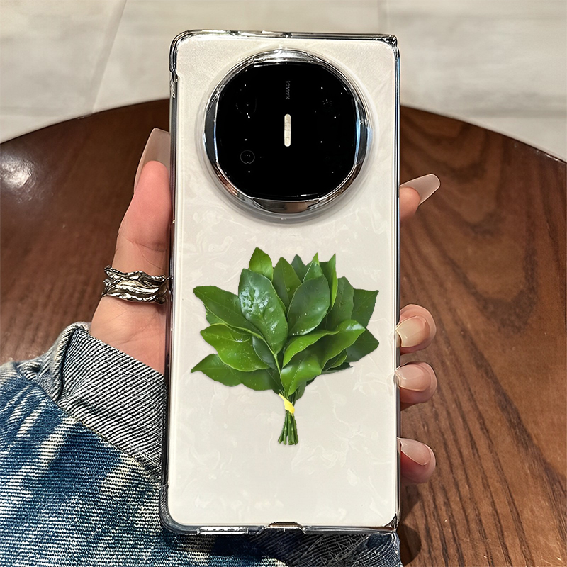 去晦气柚子叶手机壳适用华为系列