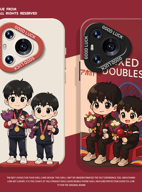 Q版莎头手机壳适用华为pura70同款80/mate60pro孙颖莎nova14新款p50王楚钦13三连冠40莎莎30周边12/11/15/9/7