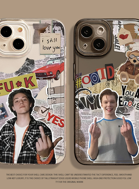 无耻之徒手机壳适用小米15美式17/14pro红米k70/90/k80note13欧美风k60新款12/11ultra周边50小众10高级感k40