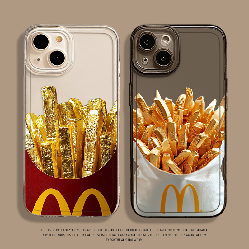 黄金薯条手机壳适用小米红米系列