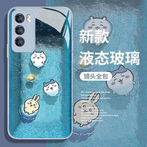 游泳chiikawa手机壳适用一加系列