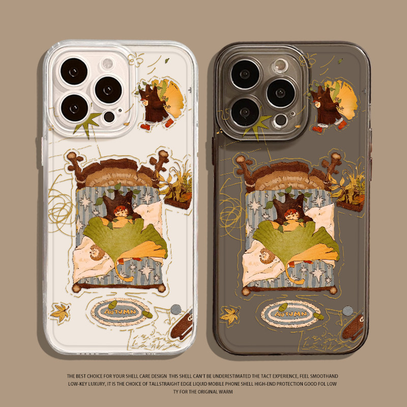 秋日梦境手机壳适用小米17promax可爱15pro红米k80创意note14秋冬70个性13卡通60新款12透明50硅胶11套90/10s,3C数码配件,手机保护套/壳,淘宝优惠券,粉丝福利购,淘宝优惠卷