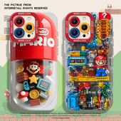 马里奥手机壳适用iqoo13超级玛丽iqooneo10乐高15 z3x 高级感8男生7se硅胶6套vivo5 12pro小众11s新款 z9turbo