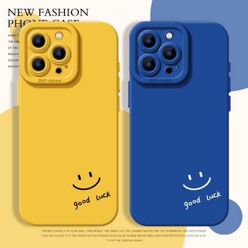 goodluck笑脸手机壳适用苹果系列