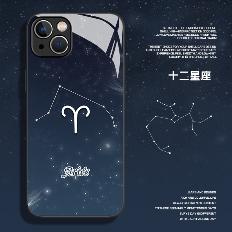 十二星座手机壳简约高级感创意
