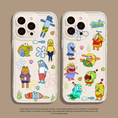 比奇堡居民手机壳适用苹果16海绵宝宝iphone15promax可爱14plus卡通13mini搞怪12新款 11趣味x男8女17