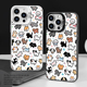 像素小猫小狗手机壳适用苹果17promax可爱iphone16pro卡通15plus创意14小众13mini高级感12新款 11套x