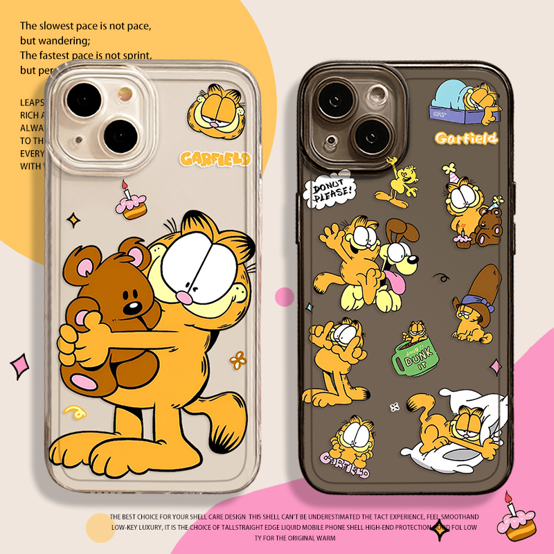 可爱加菲猫手机壳适用于华为系列