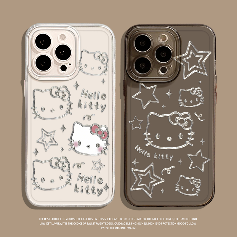 高级感Kitty手机壳适用苹果系列