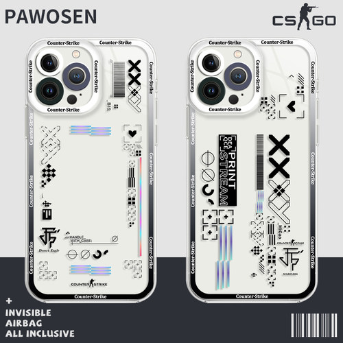csgo手机壳印花集透明天使眼iQOO
