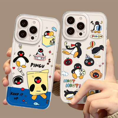 pingu企鹅手机壳适用小米红米
