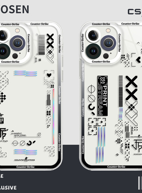 csgo手机壳适用小米13印花集15硅胶14套11ultra红米k90/k80/k60pro透明k70男12周边17/k50男生note9渐变色k40