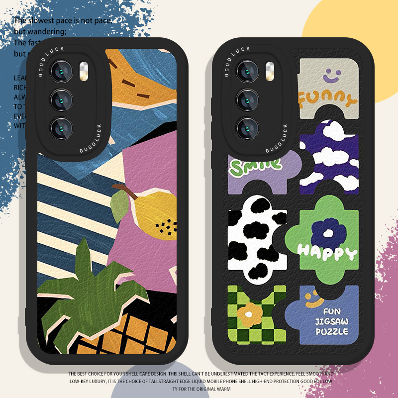 拼接插画手机壳适用于华为系列