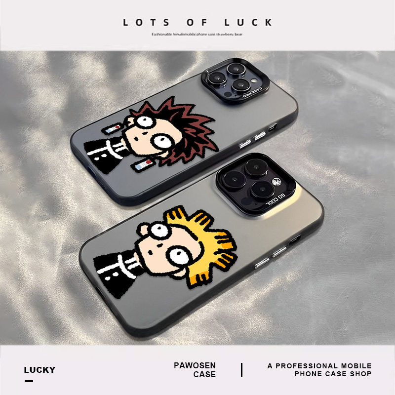 抽象鬼灭之刃手机壳适用小米红米