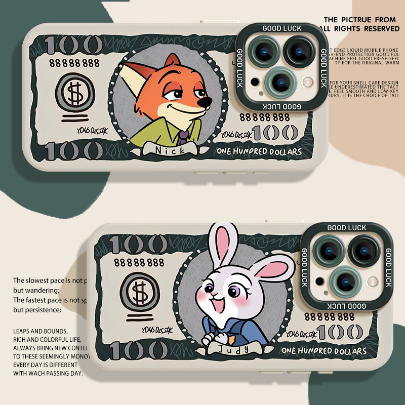 美元尼克朱迪手机壳适用苹果系列