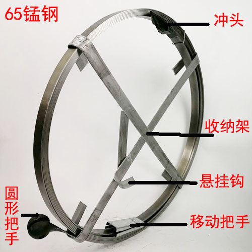 公分管道米下水道疏通神v器通条钢带机器通渠钢条工具铁片i.