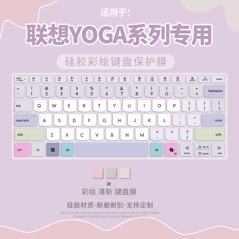 适用2025款联想YOGA  Air15/14s/14c/14键盘保护膜YOGAPro16s/14s笔记本电脑YOGABook9i防尘膜Pro14AI全覆盖