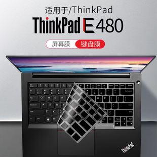 锋晋光适用联想Thinkpad T470 T480 R480 E490 L480 E480键盘膜E485 T480S T490 E495笔记本电脑保护膜屏幕膜