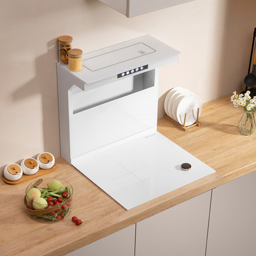 圣星白色分体式集成灶小户型公寓