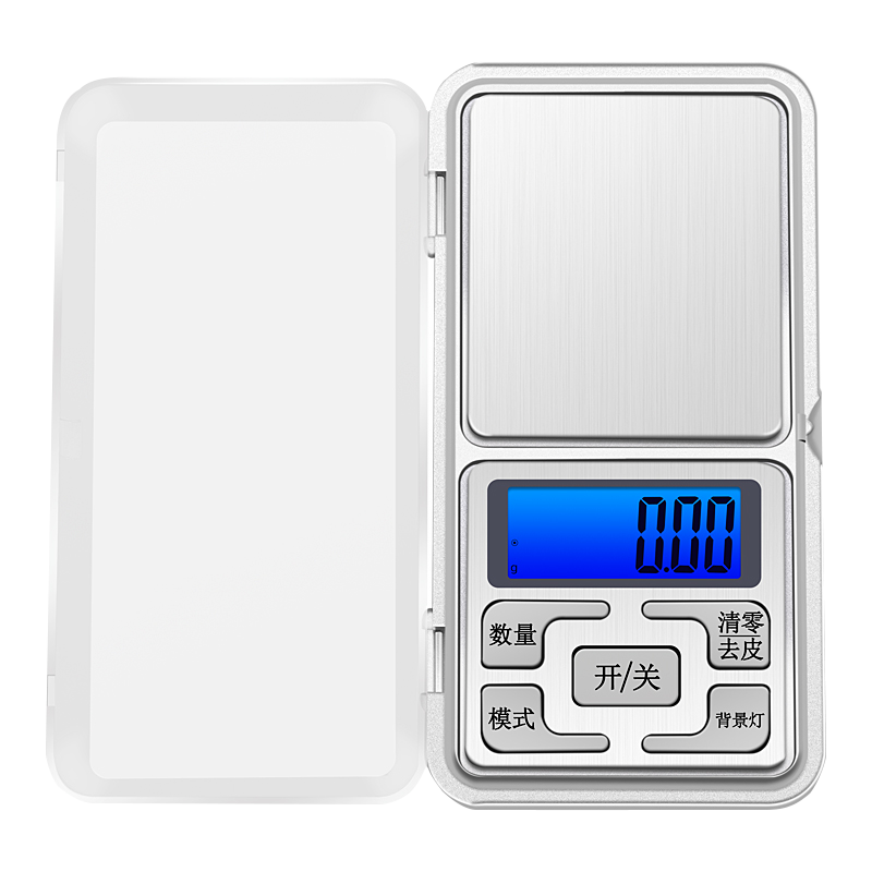 家用小型珠宝称高精度电子秤0.01g称黄金珠宝秤迷你天平克拉克称