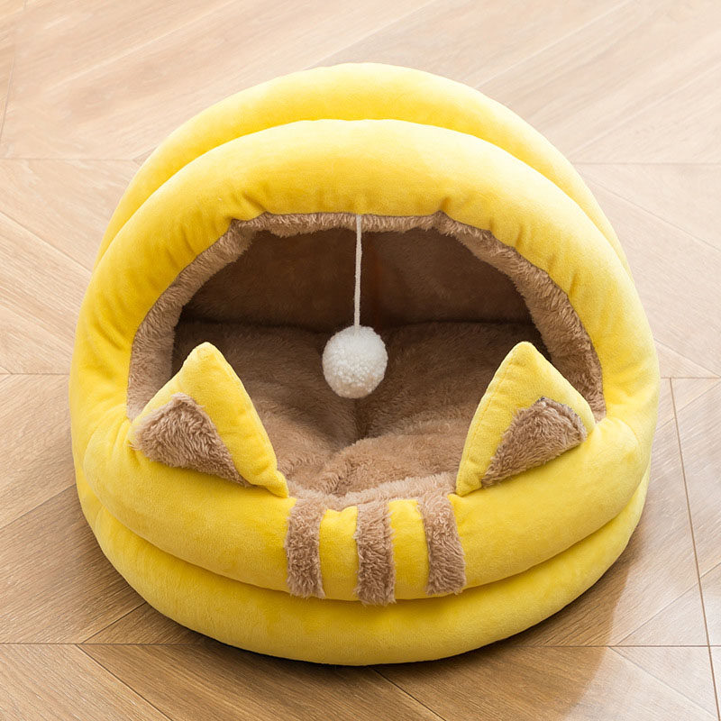 猫窝冬季保暖幼猫四季通用半封闭式猫垫子宠物床泰迪狗窝猫咪用品,宠物/宠物食品及用品,狗窝/屋/帐篷/沙发,淘宝优惠券,粉丝福利购,淘宝优惠卷