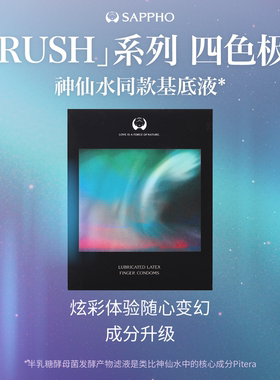 【新品极光】萨福玻尿酸医用情趣手指套拉拉女用le指套成人一次性